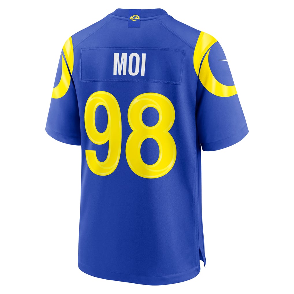 Men's Los Angeles Rams Jaxson Moi Nike Royal Game Jersey - Image 4
