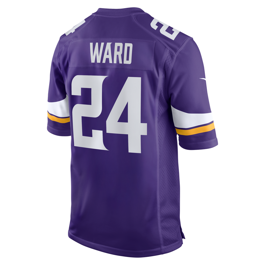 Men's Minnesota Vikings Jay Ward Nike  Purple Team Game Jersey - Image 4