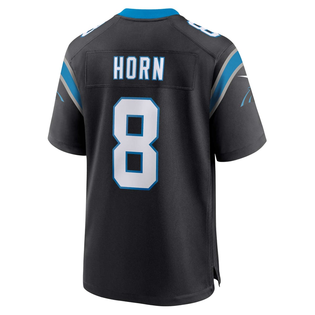 Men's Carolina Panthers Jaycee Horn Nike Black Game Jersey - Image 4