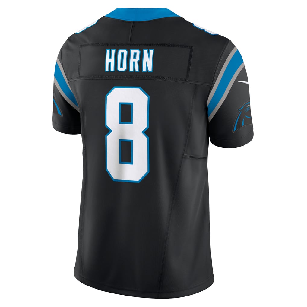 Men's Carolina Panthers Jaycee Horn Nike Black Vapor F.U.S.E. Limited Jersey - Image 4