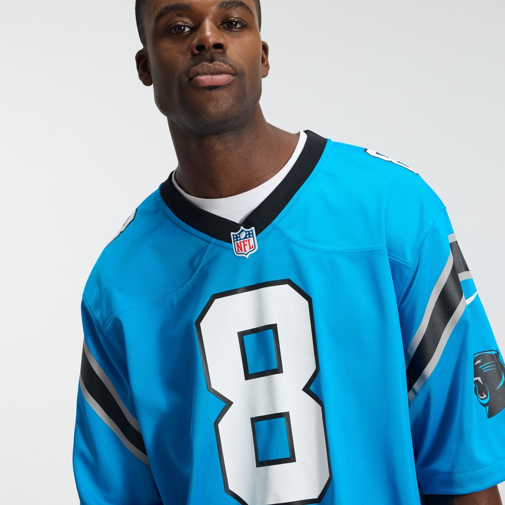 Men's Carolina Panthers Jaycee Horn Nike Blue Alternate Game Jersey - Image 11