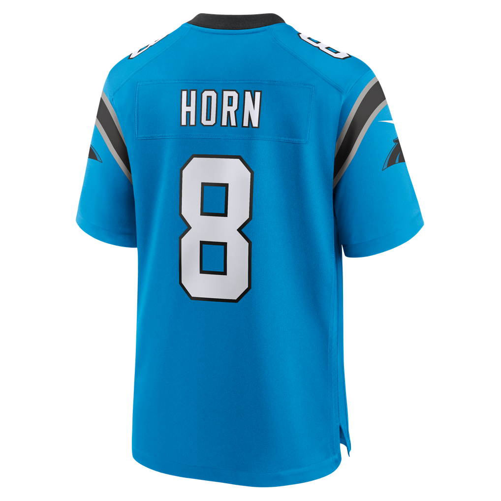 Men's Carolina Panthers Jaycee Horn Nike Blue Alternate Game Jersey - Image 8