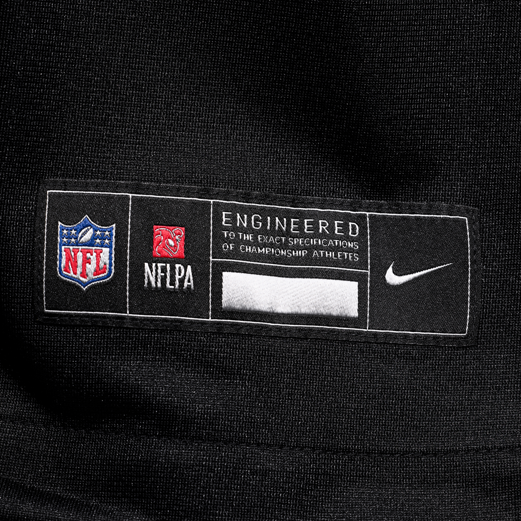 Men's Washington Commanders Jayden Daniels Nike Black Alternate Game Player Jersey - Image 7