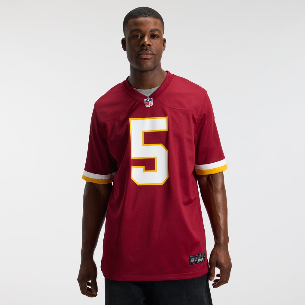 Men's Washington Commanders Jayden Daniels Nike Burgundy Game Jersey - Image 3