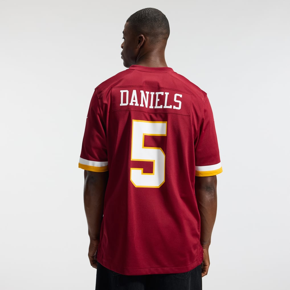 Men's Washington Commanders Jayden Daniels Nike Burgundy Game Jersey - Image 4