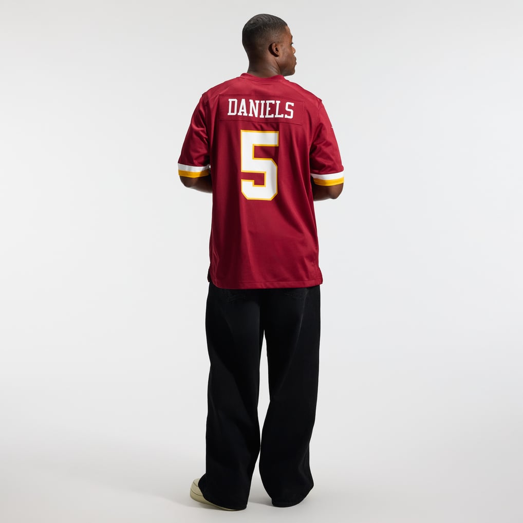 Men's Washington Commanders Jayden Daniels Nike Burgundy Game Jersey - Image 6