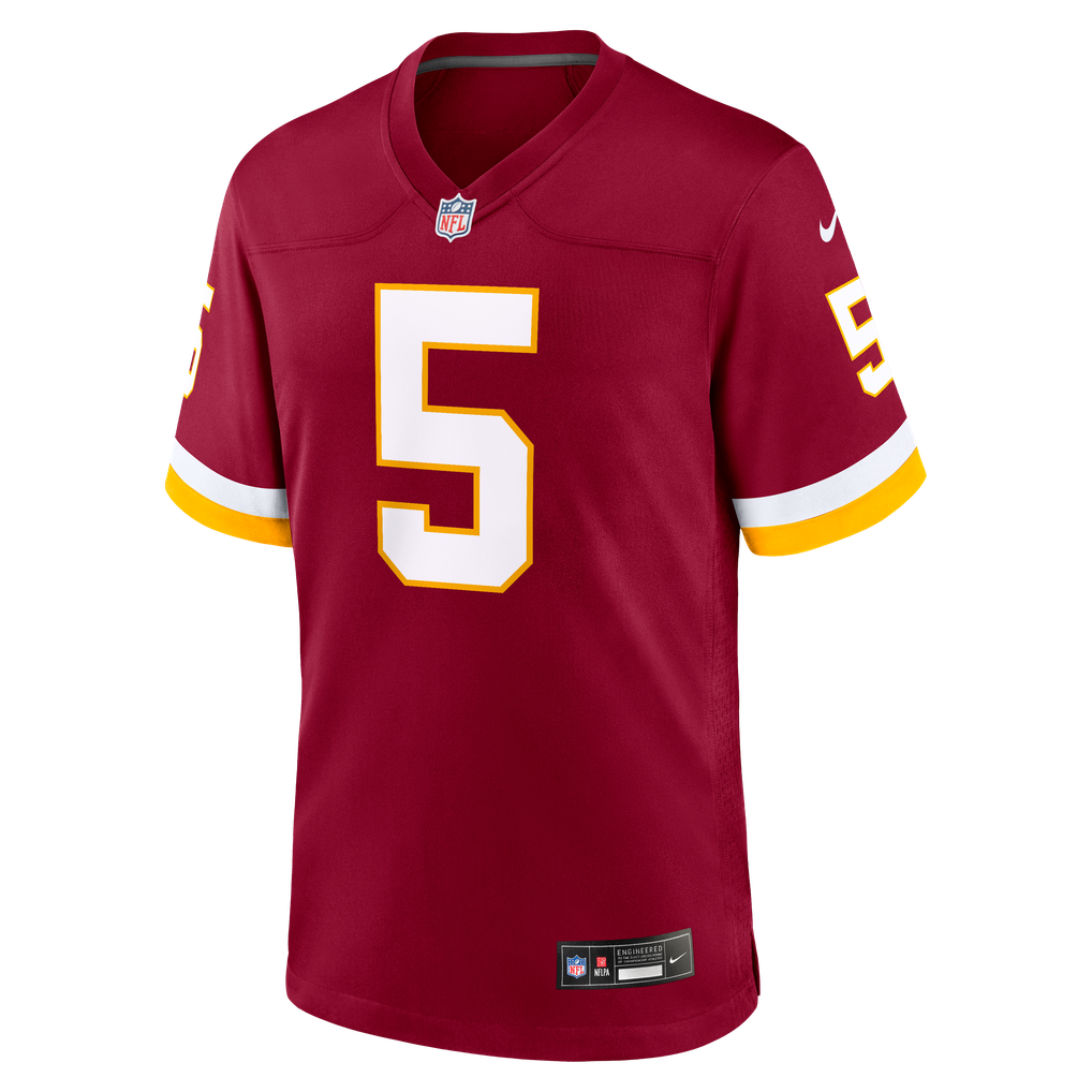Men's Washington Commanders Jayden Daniels Nike Burgundy Game Jersey - Image 7