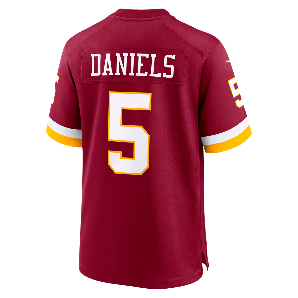 Men's Washington Commanders Jayden Daniels Nike Burgundy Game Jersey - Image 8
