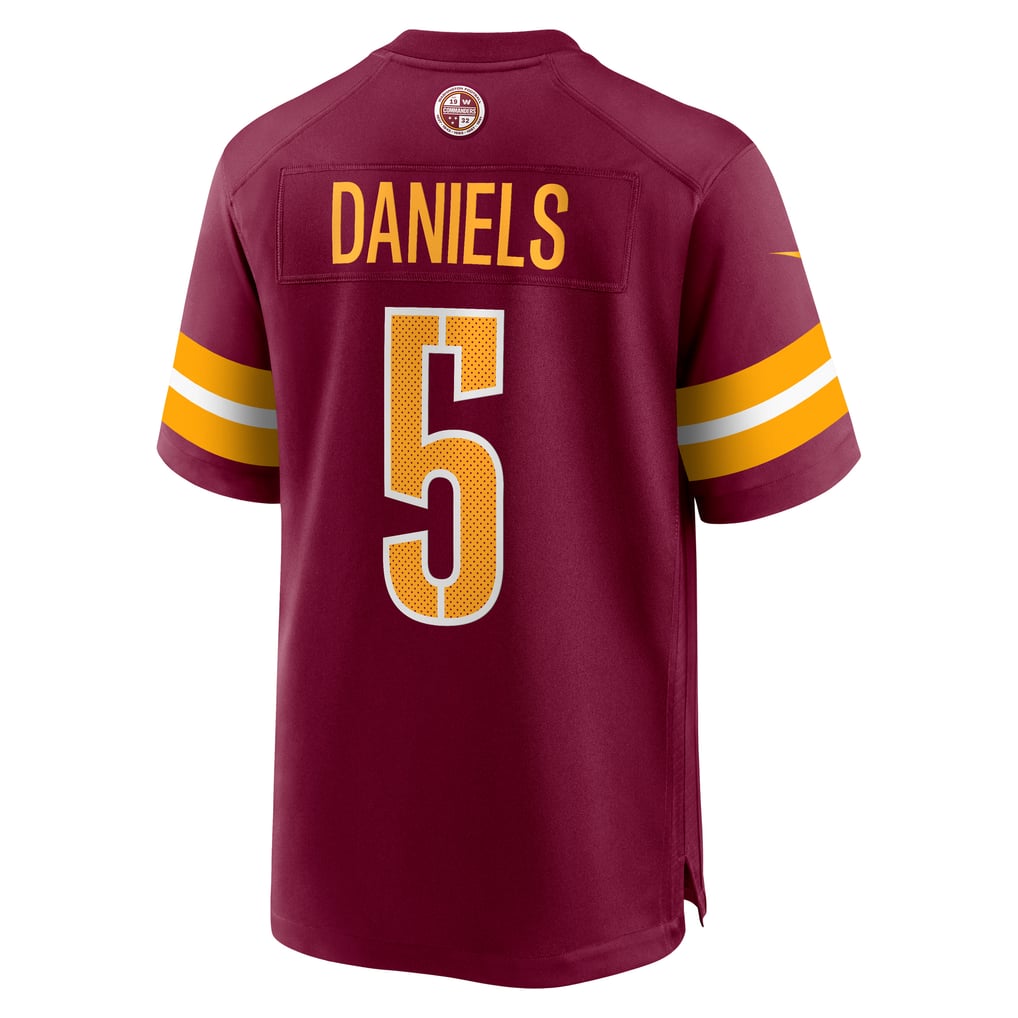 Men's Washington Commanders Jayden Daniels Nike Burgundy  Player Game Jersey - Image 4