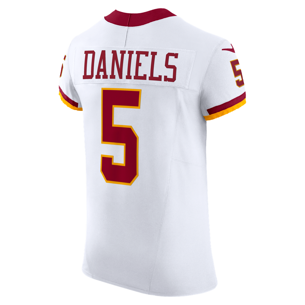 Men's Washington Commanders Jayden Daniels Nike White Alternate 2 Super Bowl Era Vapor F.U.S.E. Elite Jersey - Image 8