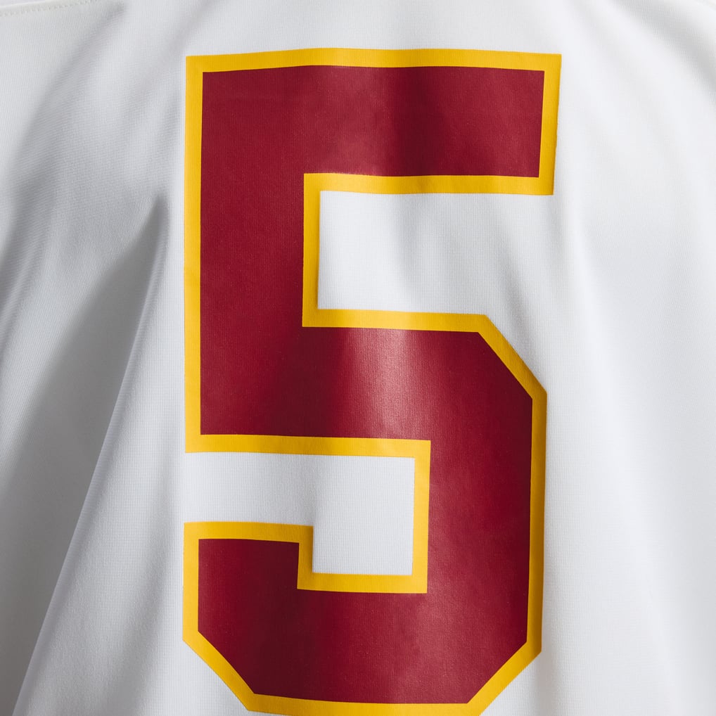 Men's Washington Commanders Jayden Daniels Nike White Game Super Bowl Era Jersey - Image 12