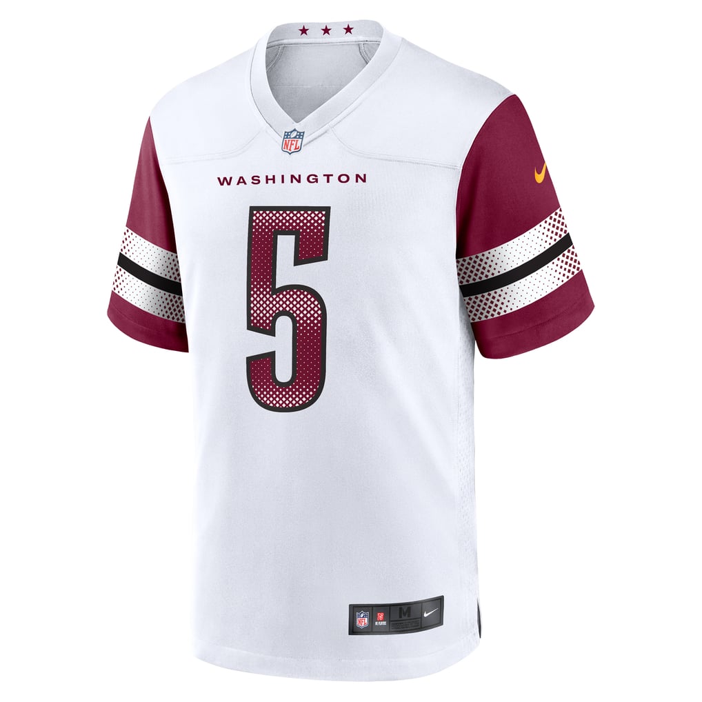 Men's Washington Commanders Jayden Daniels Nike White  Player Game Jersey - Image 3