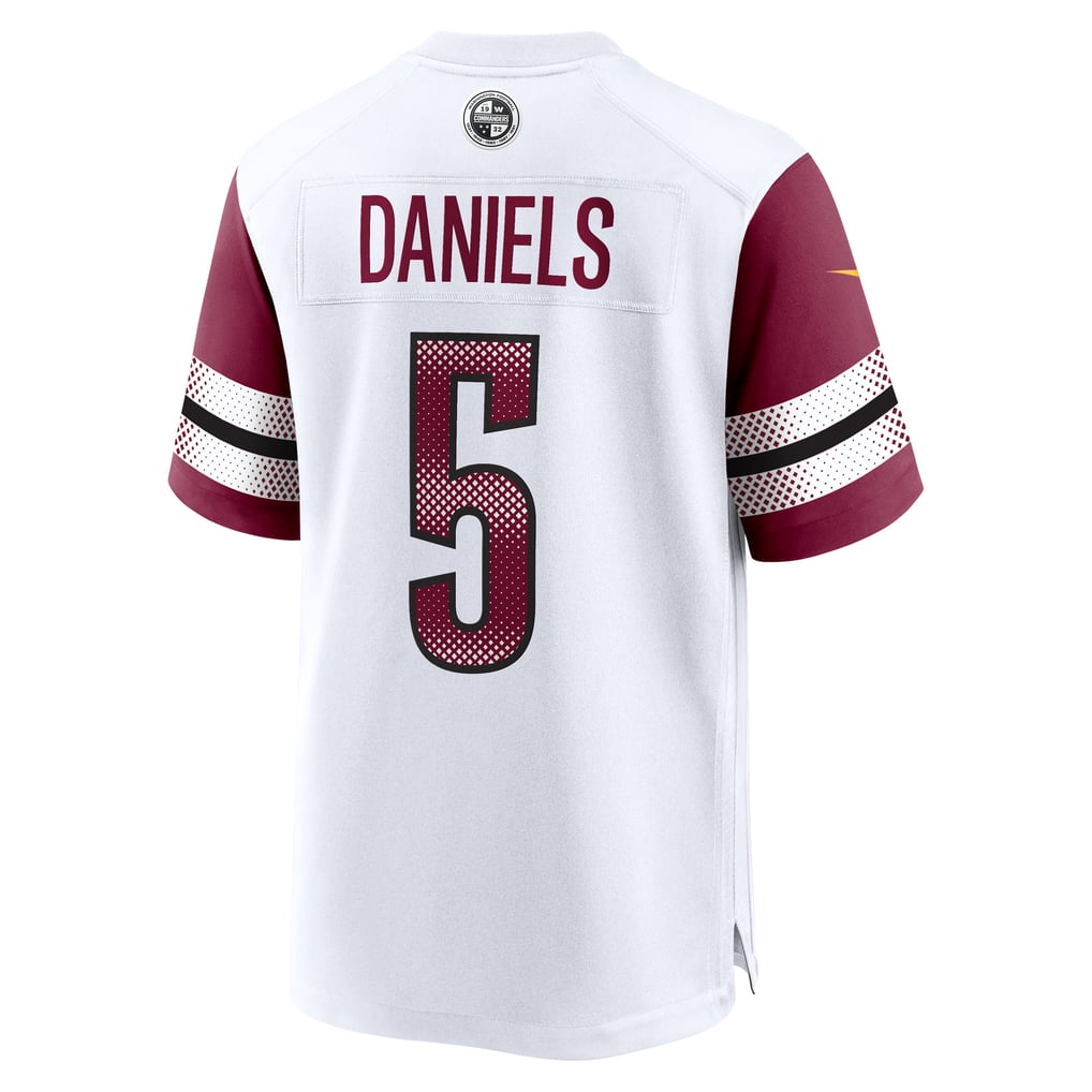 Men's Washington Commanders Jayden Daniels Nike White  Player Game Jersey - Image 4