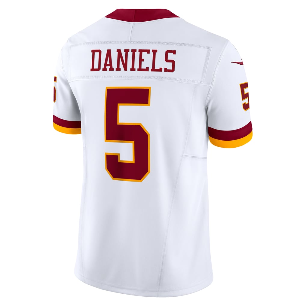 Men's Washington Commanders Jayden Daniels Nike White Vapor F.U.S.E. Limited Super Bowl Era Jersey - Image 4