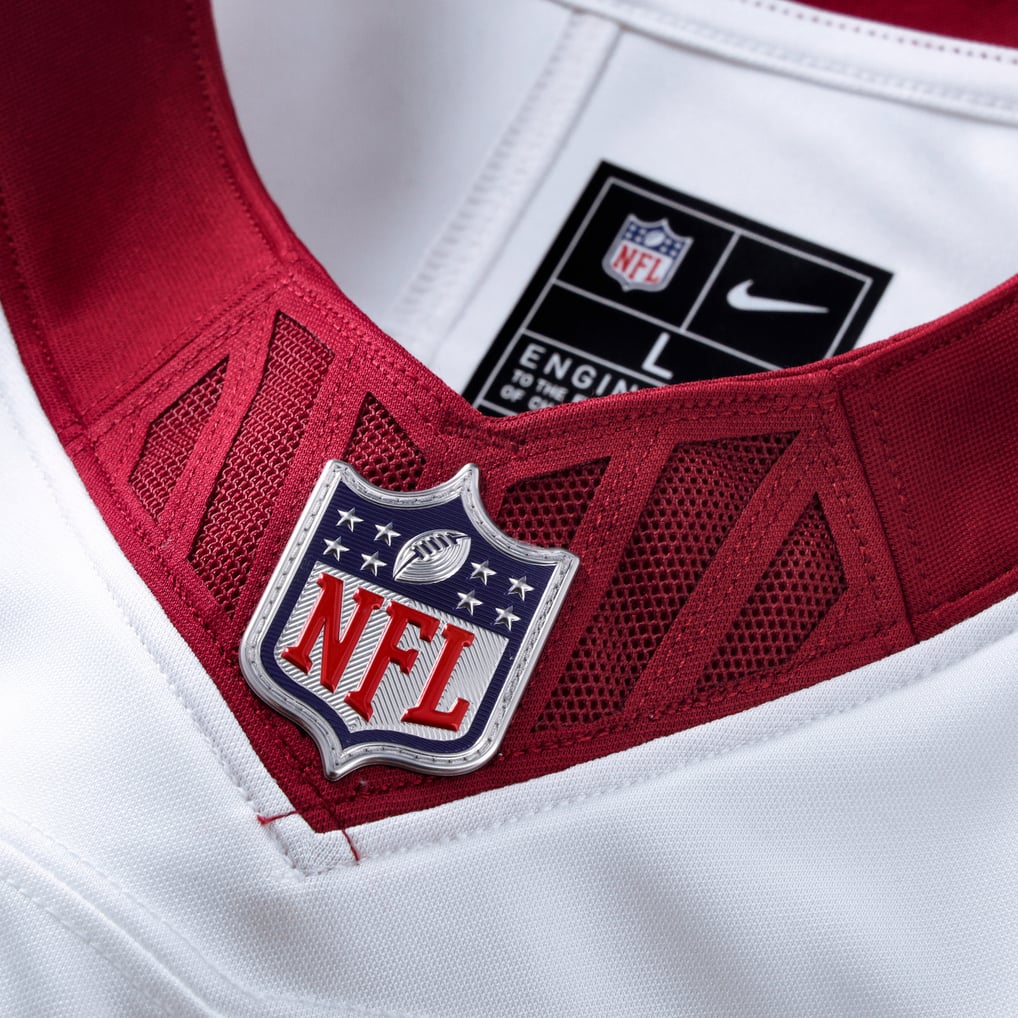 Men's Washington Commanders Jayden Daniels Nike White Vapor F.U.S.E. Limited Super Bowl Era Jersey - Image 5