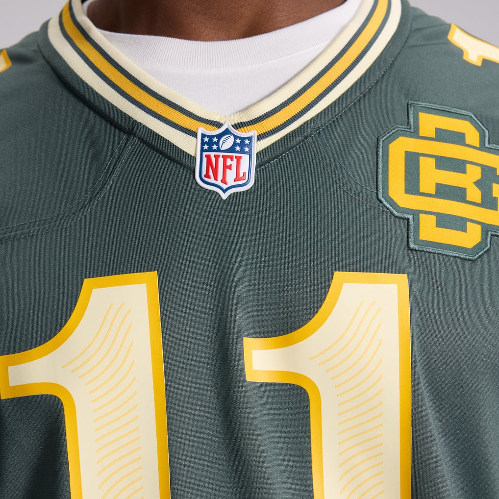 Men's Green Bay Packers Jayden Reed Nike Green 2026 Rivalries Collection Game Jersey - Image 11