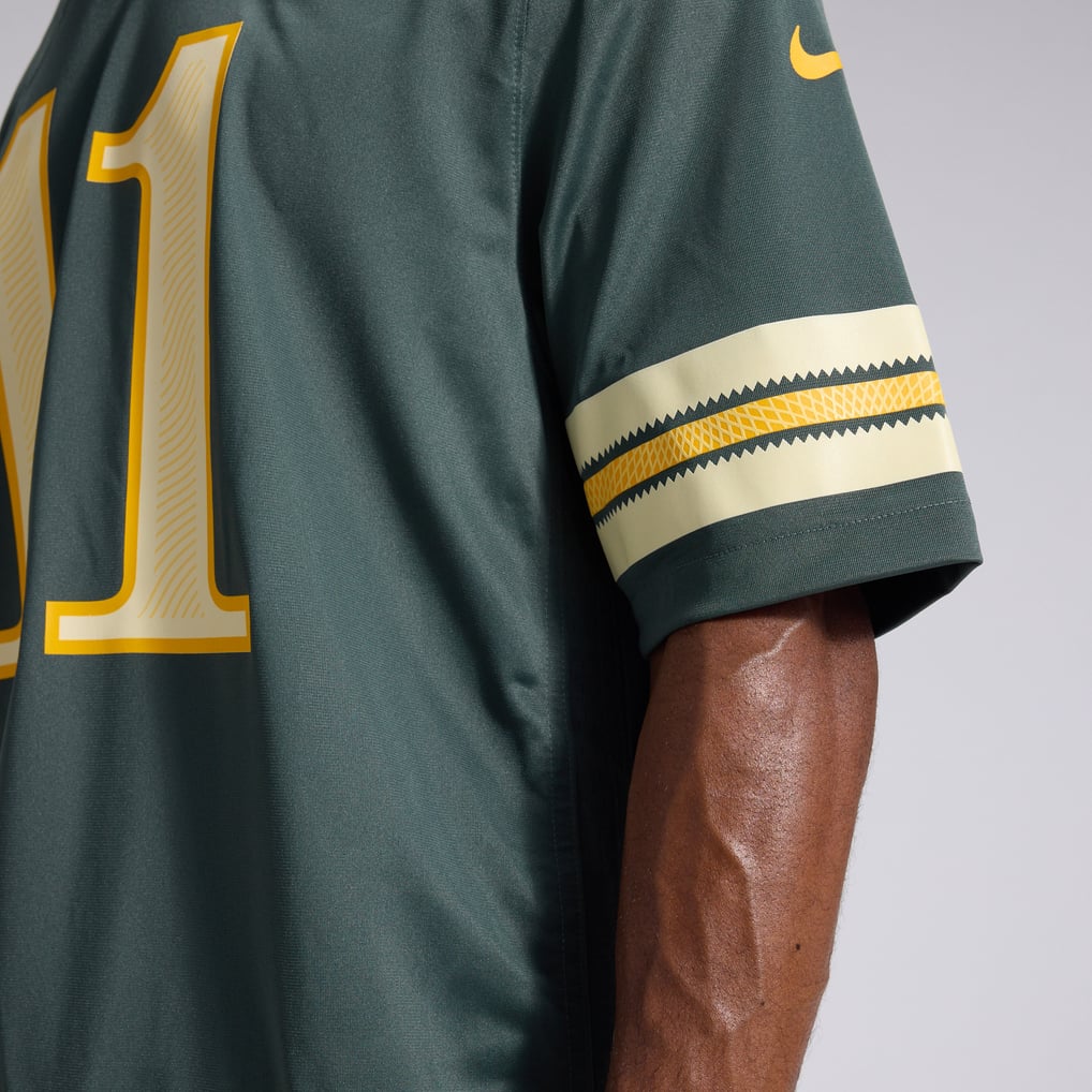 Men's Green Bay Packers Jayden Reed Nike Green 2026 Rivalries Collection Game Jersey - Image 13