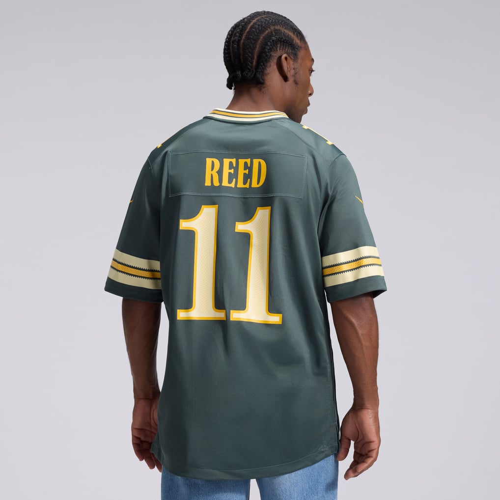 Men's Green Bay Packers Jayden Reed Nike Green 2026 Rivalries Collection Game Jersey - Image 4