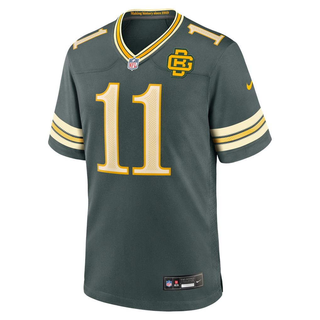 Men's Green Bay Packers Jayden Reed Nike Green 2026 Rivalries Collection Game Jersey - Image 7