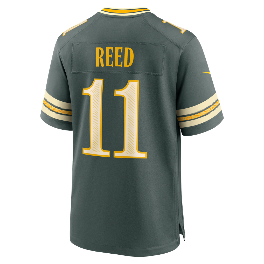 Men's Green Bay Packers Jayden Reed Nike Green 2026 Rivalries Collection Game Jersey - Image 8