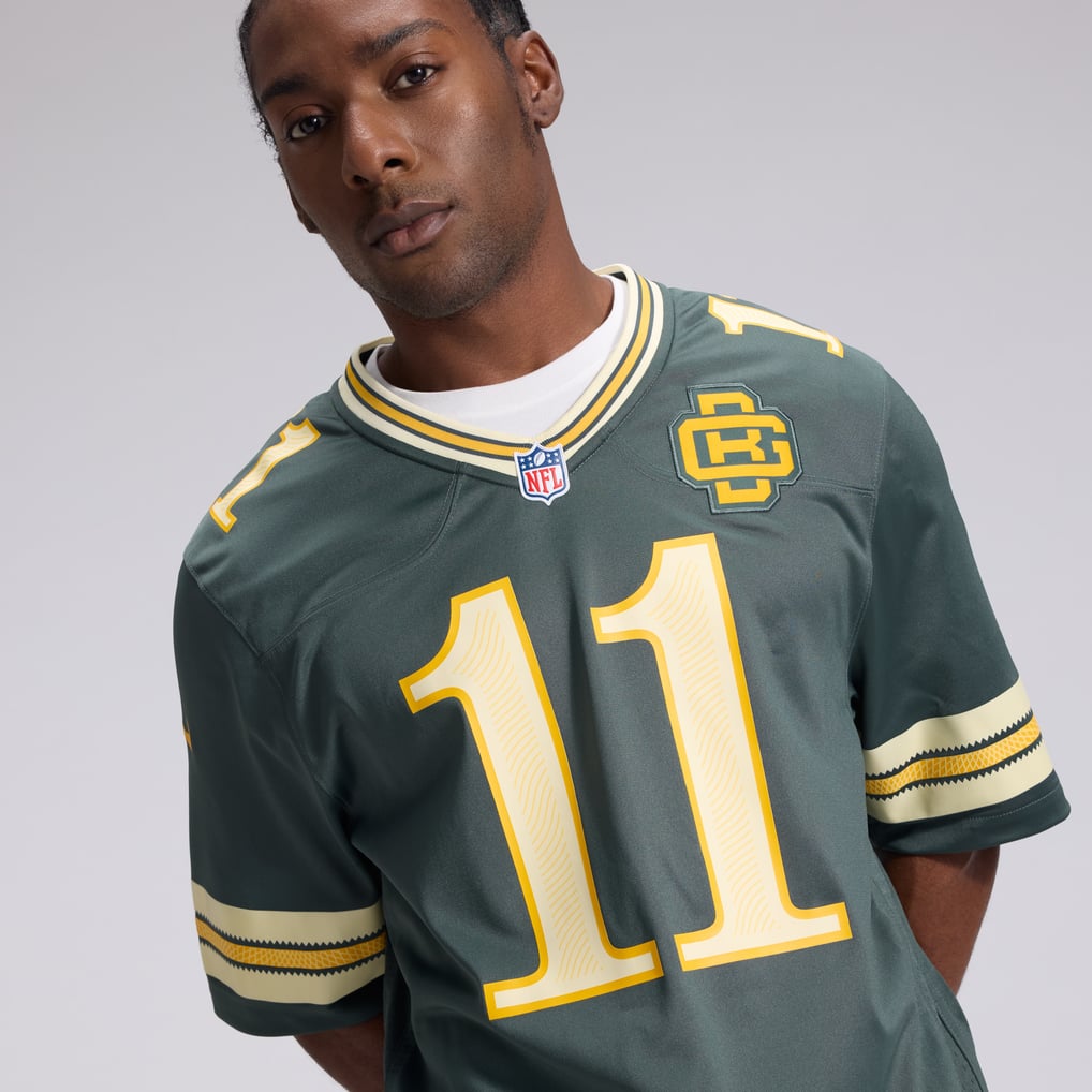 Men's Green Bay Packers Jayden Reed Nike Green 2026 Rivalries Collection Game Jersey - Image 10