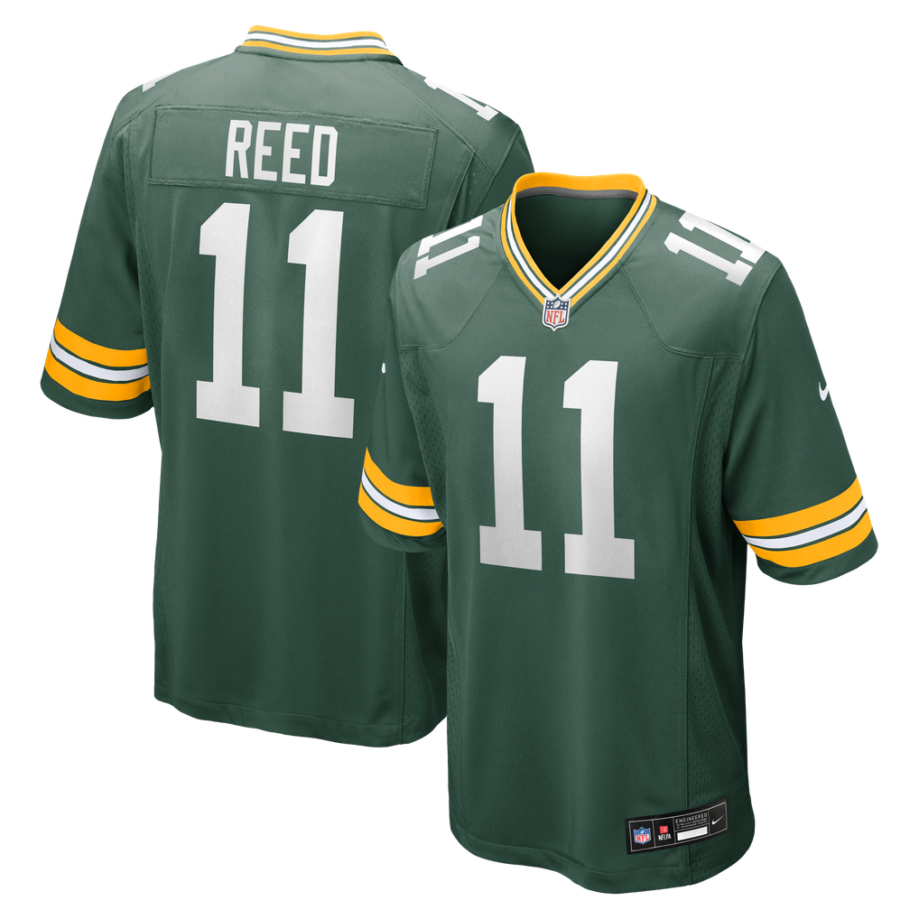 Men's Green Bay Packers Jayden Reed Nike  Green  Game Jersey - Image 1