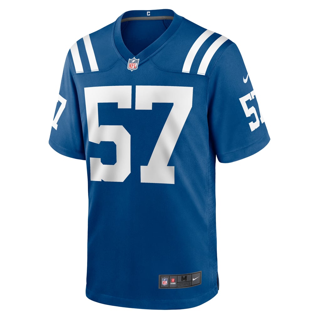 Men's Indianapolis Colts Jaylon Carlies Nike  Royal Game Jersey - Image 3