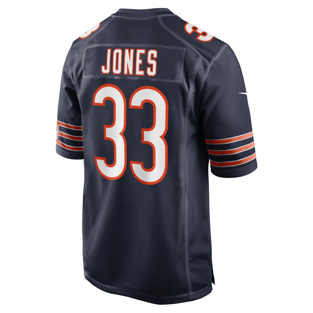Men's Chicago Bears Jaylon Jones Nike Navy Team Game Jersey - Image 4