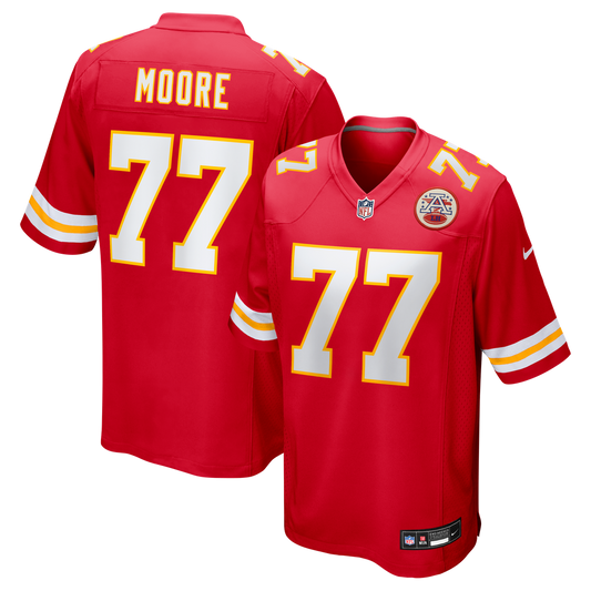 Men's Kansas City Chiefs Jaylon Moore Nike  Red Team Game Jersey - Image 1