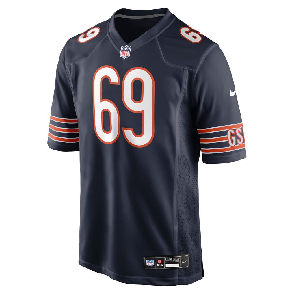 Men's Chicago Bears Jeremiah Martin Nike Navy Team Game Jersey - Image 3