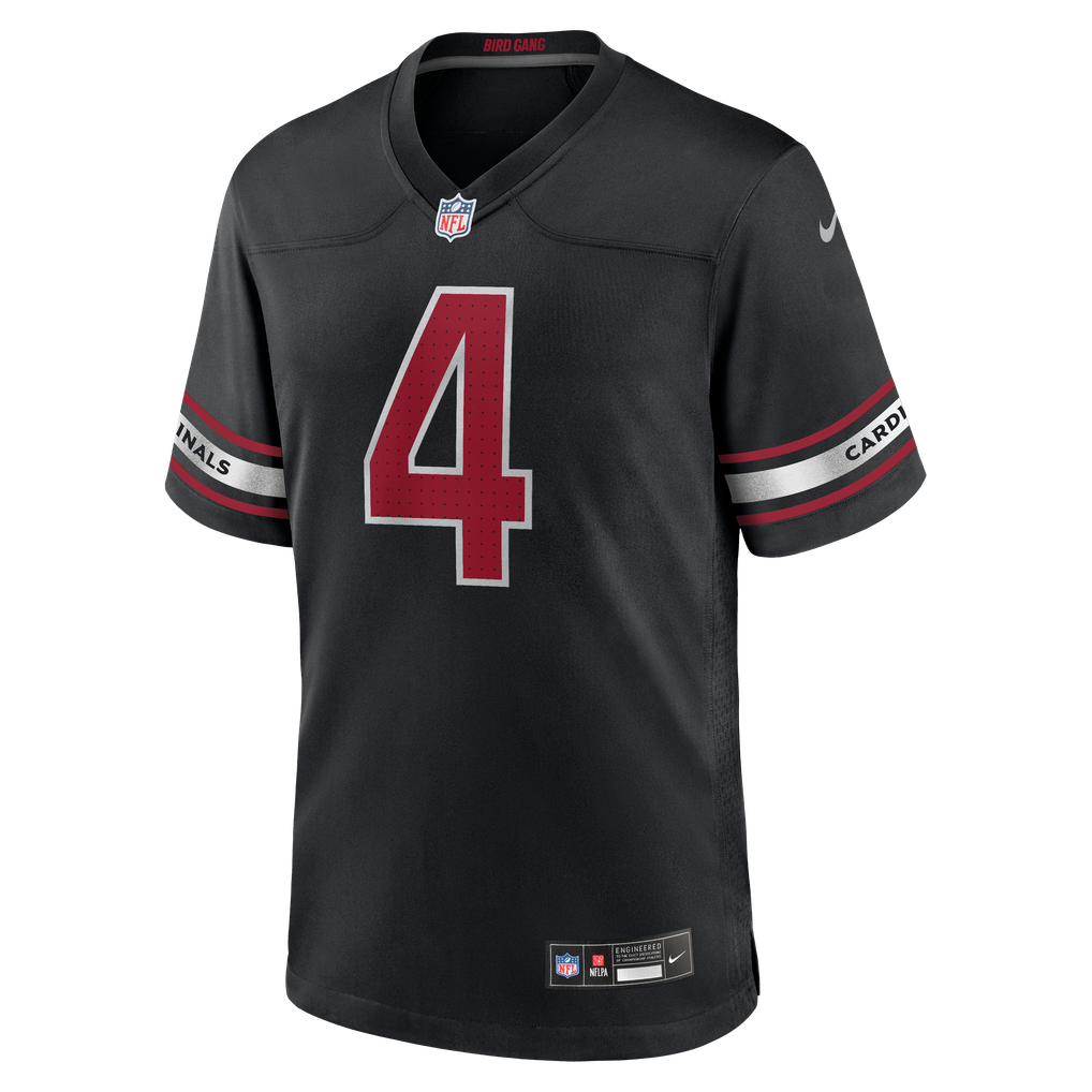 Men's Arizona Cardinals Jeremiyah Love Nike Black Alternate Game Player Jersey - Image 3