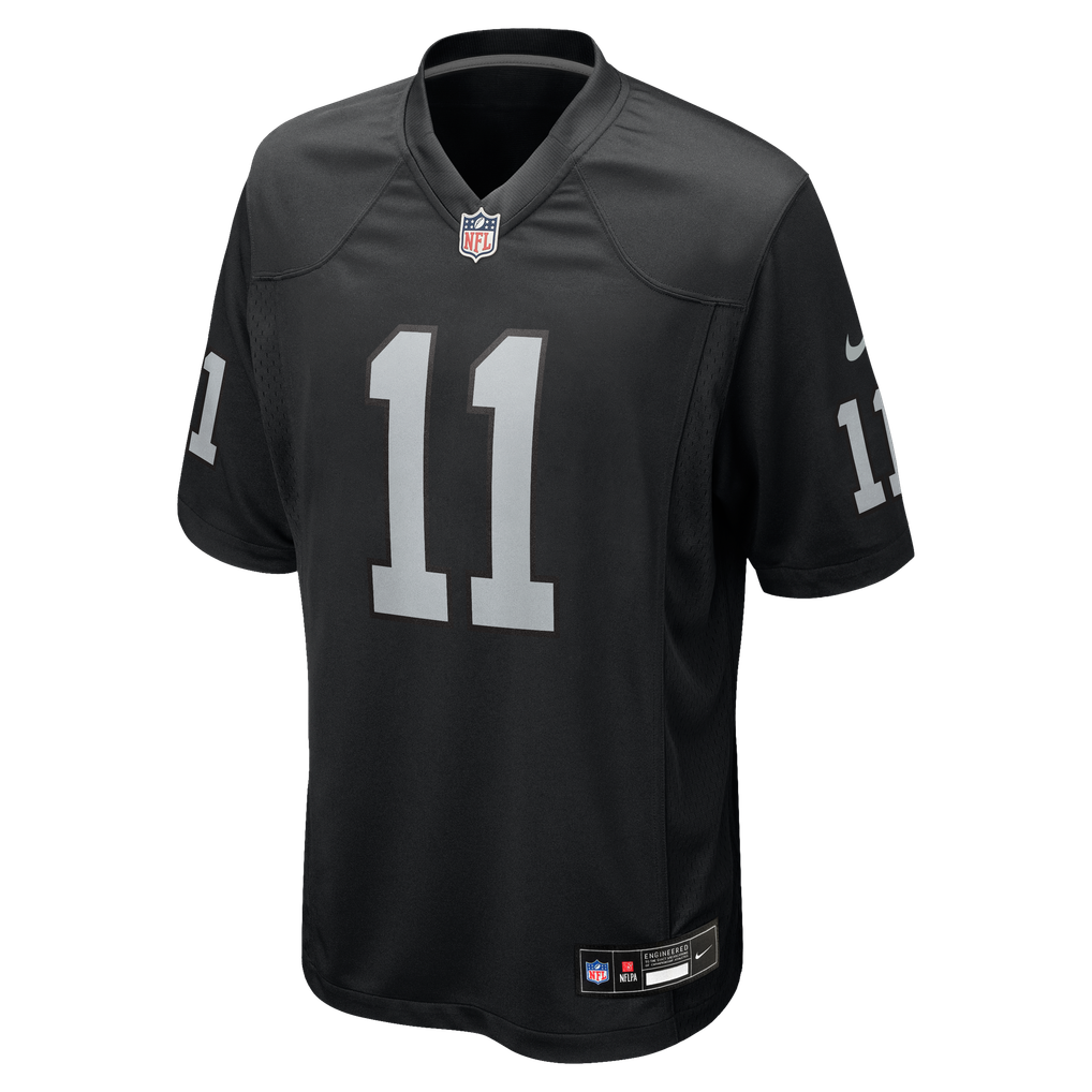 Men's Las Vegas Raiders Jeremy Chinn Nike  Black Team Game Jersey - Image 3