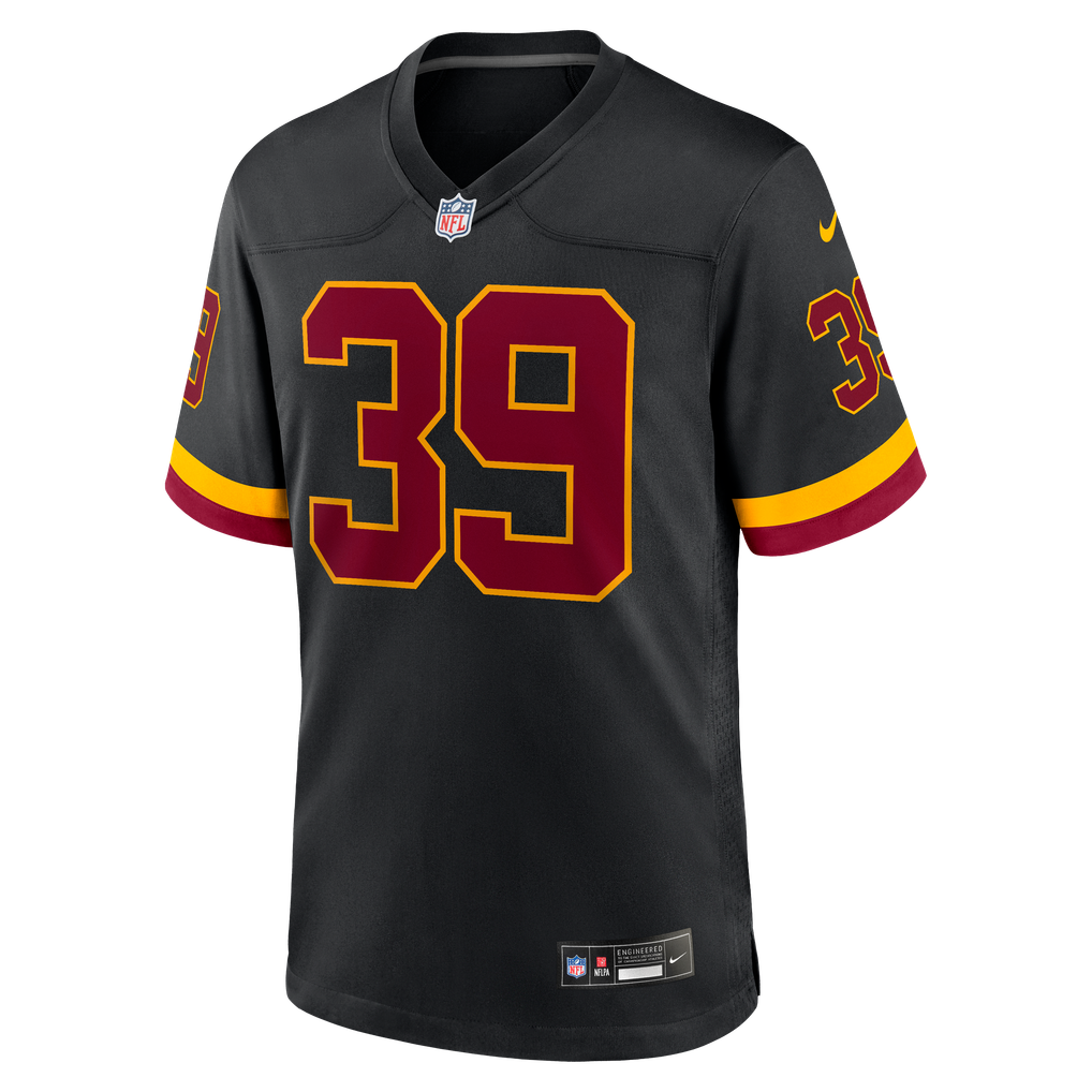 Men's Washington Commanders Jeremy Reaves Nike Black Hail Raiser Alternate Game Jersey - Image 3