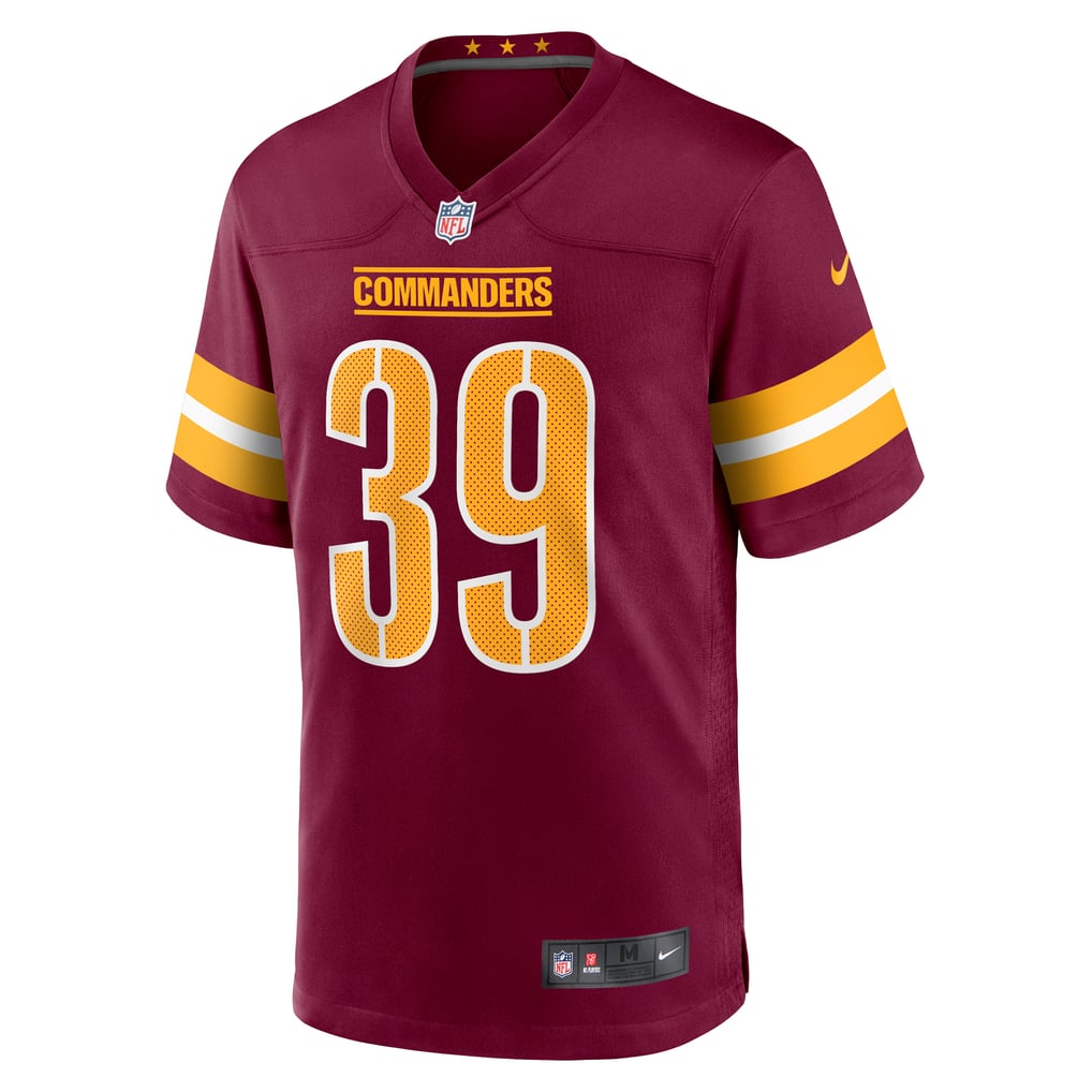 Men's Washington Commanders Jeremy Reaves Nike  Burgundy  Game Jersey - Image 3