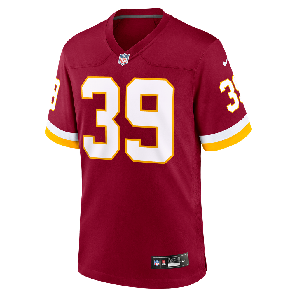 Men's Washington Commanders Jeremy Reaves Nike Burgundy Game Jersey - Image 3