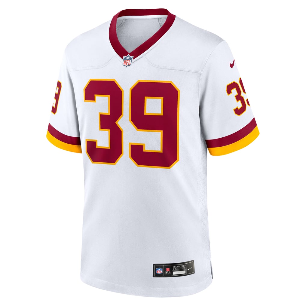 Men's Washington Commanders Jeremy Reaves Nike White Game Super Bowl Era Jersey - Image 3