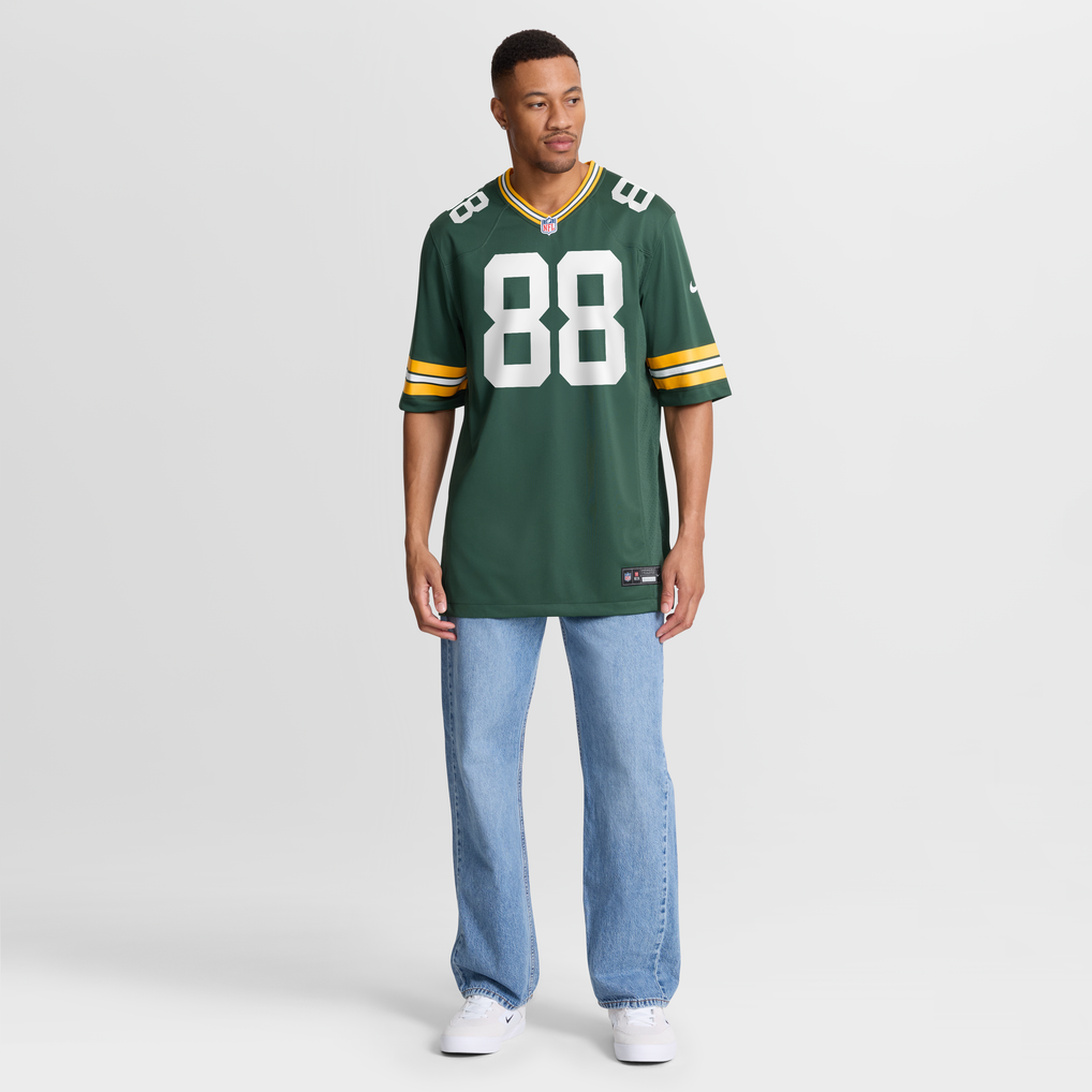 Men's Green Bay Packers Jermichael Finley Nike Green Game Retired Player Jersey - Image 8