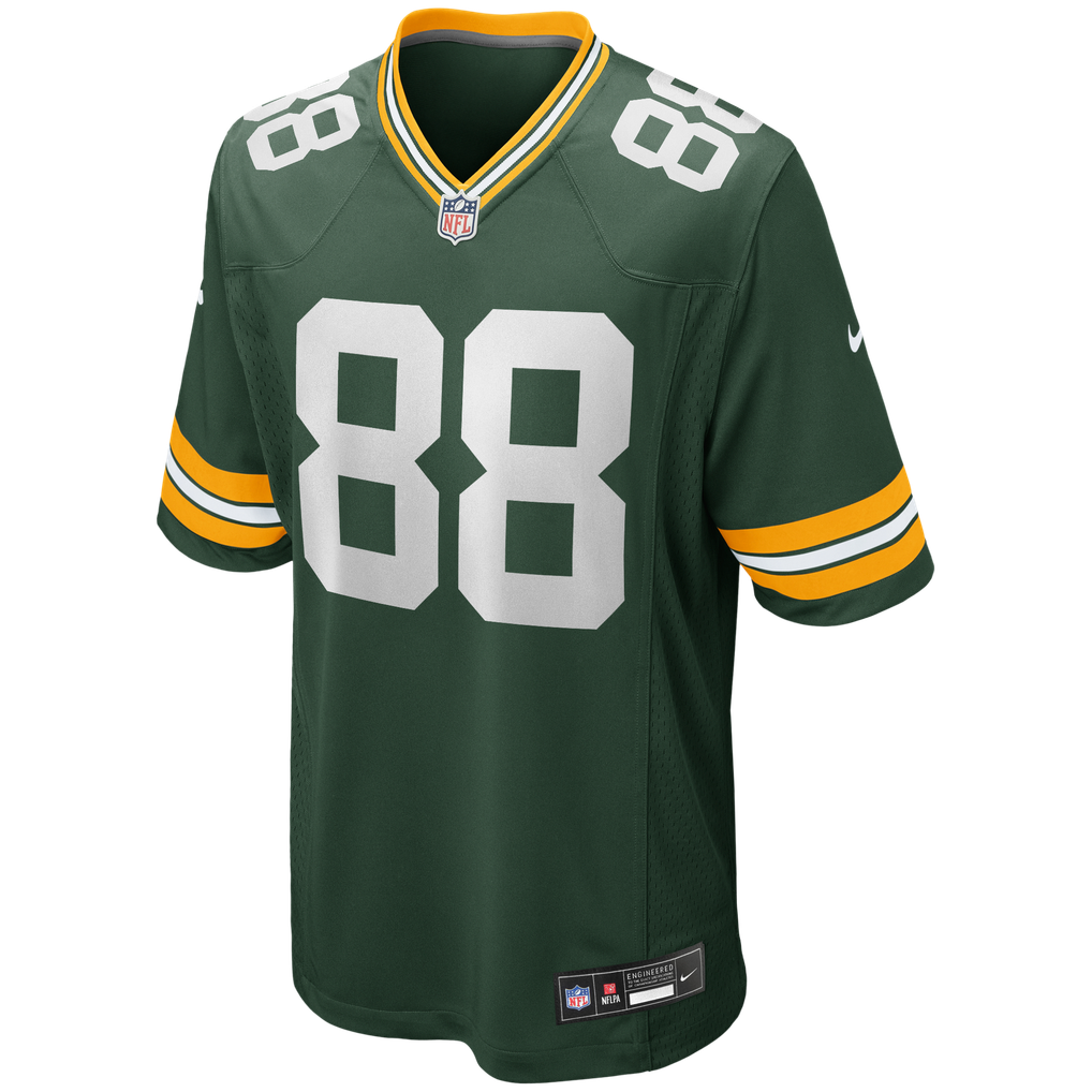 Men's Green Bay Packers Jermichael Finley Nike Green Game Retired Player Jersey - Image 3