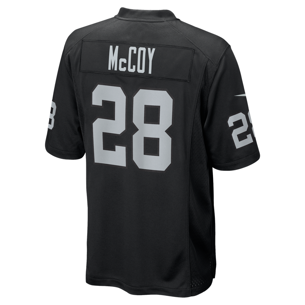 Men's Las Vegas Raiders Jermod McCoy Nike Black Team Game Jersey - Image 6