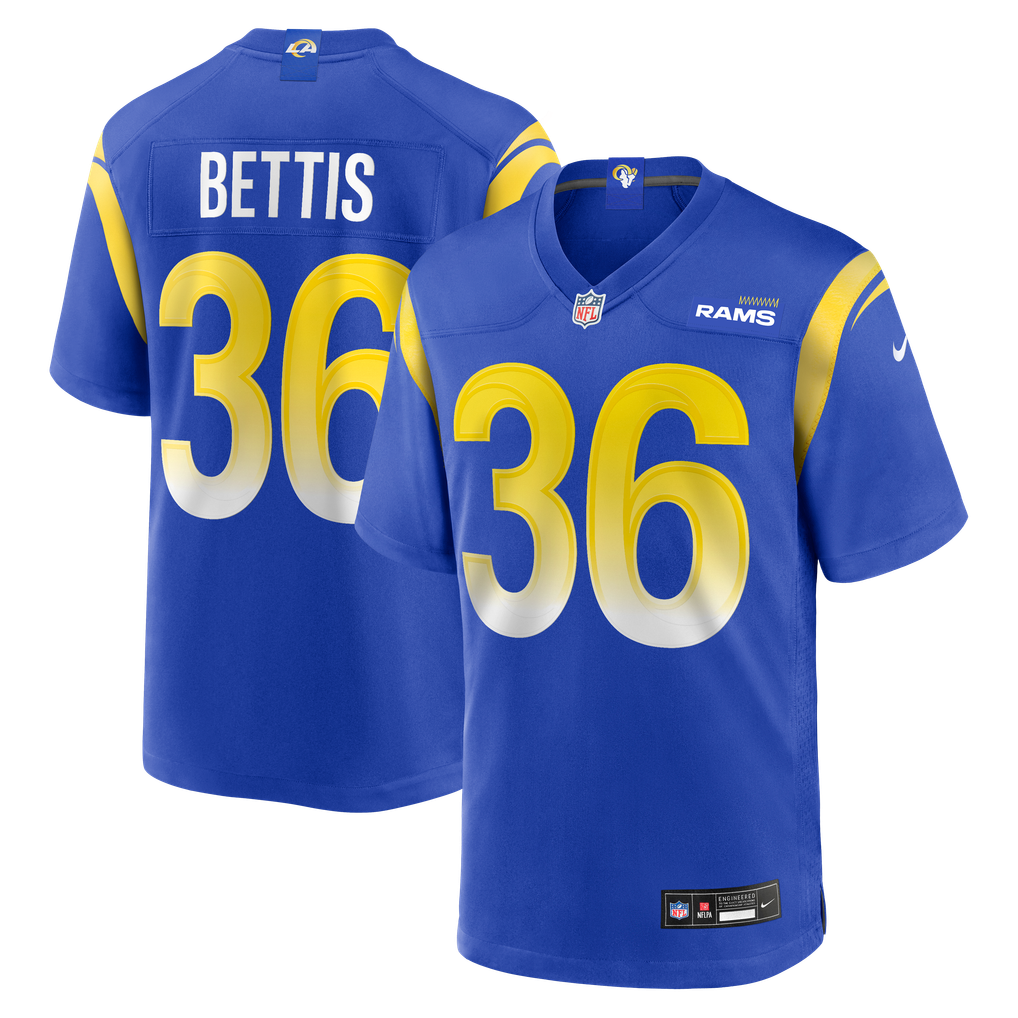 Men's Los Angeles Rams Jerome Bettis Nike Royal Game Retired Player Jersey - Image 1