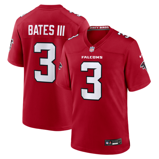 Men's Atlanta Falcons Jessie Bates III Nike Red Game Jersey