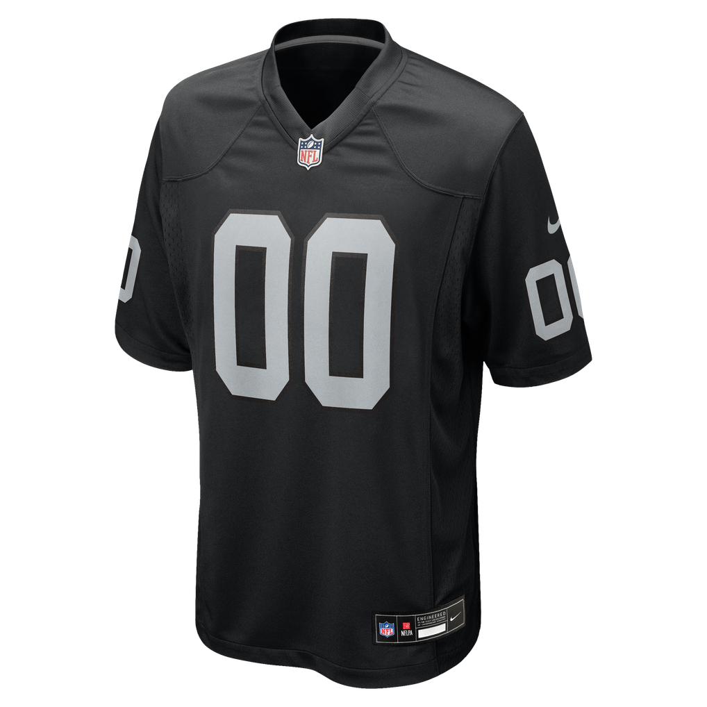 Men's Las Vegas Raiders Jim Otto Nike Black Game Retired Player Jersey - Image 3