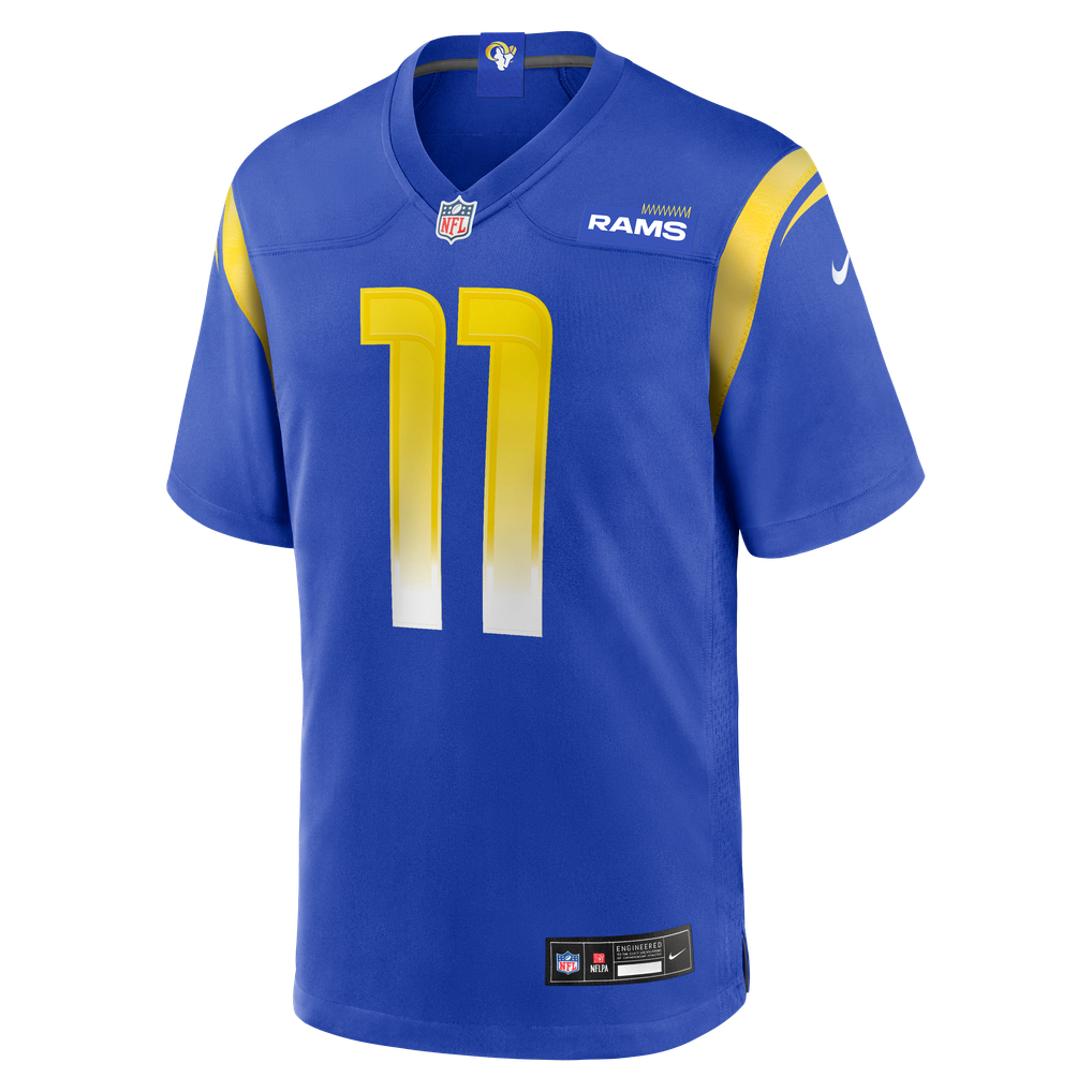 Men's Los Angeles Rams Jimmy Garoppolo Nike  Royal  Game Jersey - Image 3