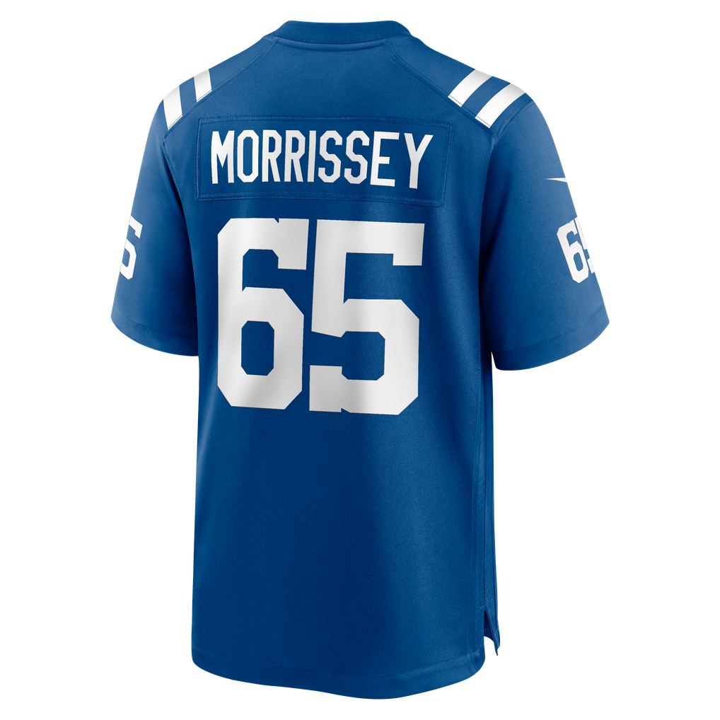 Men's Indianapolis Colts Jimmy Morrissey Nike  Royal Team Game Jersey - Image 4