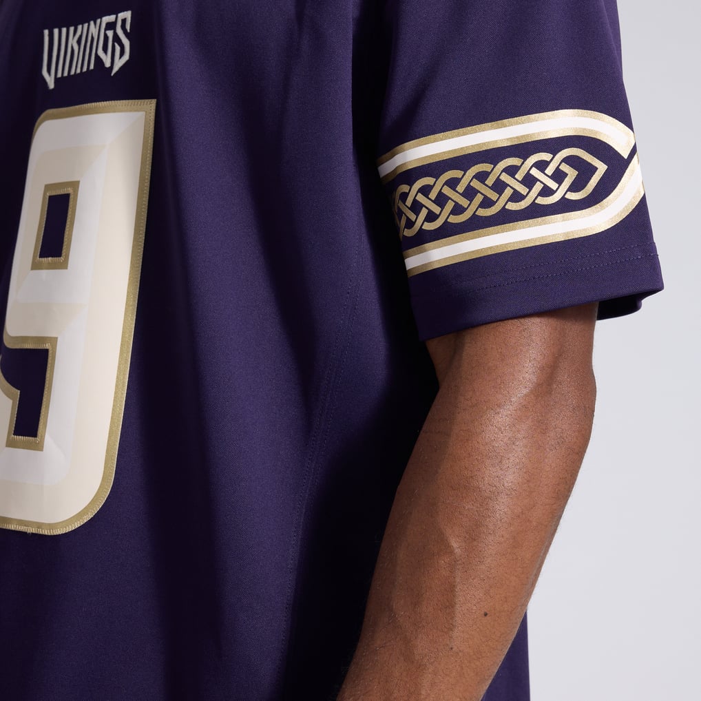 Men's Minnesota Vikings J.J. McCarthy Nike Purple 2026 Rivalries Collection Stitched Limited Jersey - Image 13