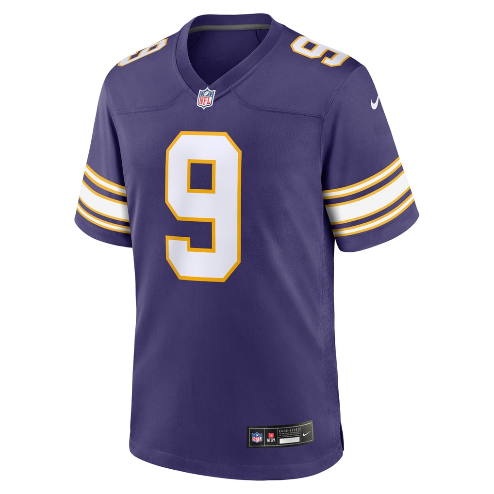 Men's Minnesota Vikings J.J. McCarthy Nike Purple 2nd Alternate  Player Game Jersey - Image 3