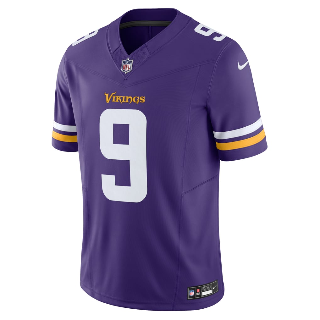Men's Minnesota Vikings J.J. McCarthy Nike Purple Vapor F.U.S.E. Limited Jersey - Image 3