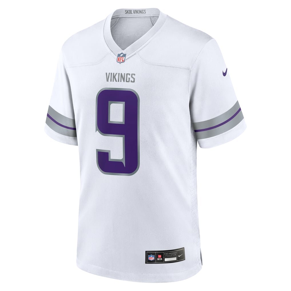 Men's Minnesota Vikings J.J. McCarthy Nike White Alternate Game Player Jersey - Image 3