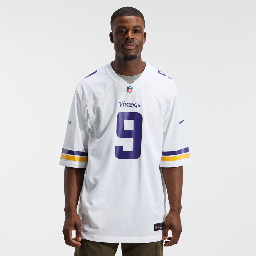 Men's Minnesota Vikings J.J. McCarthy Nike  White Game Jersey - Image 3