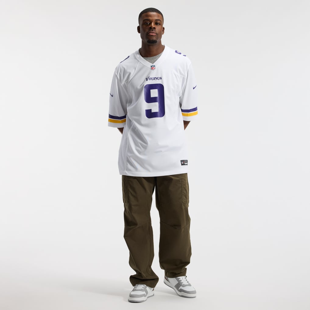 Men's Minnesota Vikings J.J. McCarthy Nike  White Game Jersey - Image 5